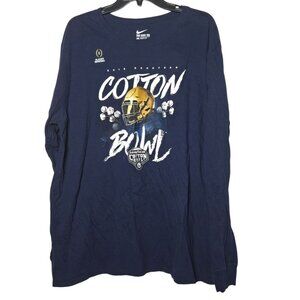 Nike Mens 2018 Goodyear Cotton Bowl Athletic Cut Long Sleeve Tee Shirt‎ Size XXL